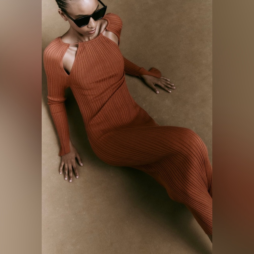 Zara Knit Dress - Picture 2 of 10